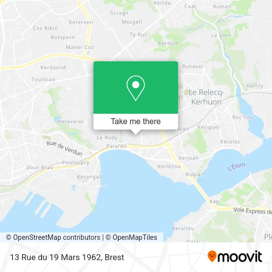 13 Rue du 19 Mars 1962 map