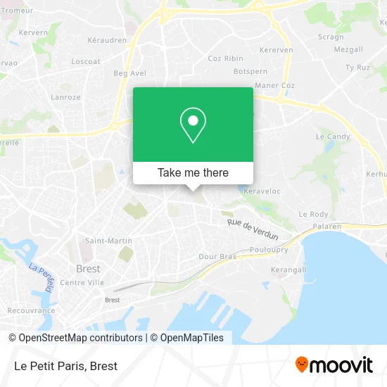 Le Petit Paris map