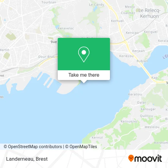 Landerneau map
