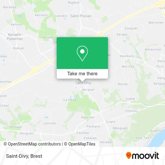Saint-Divy map