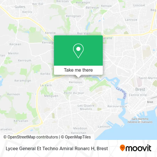 Lycee General Et Techno Amiral Ronarc H map