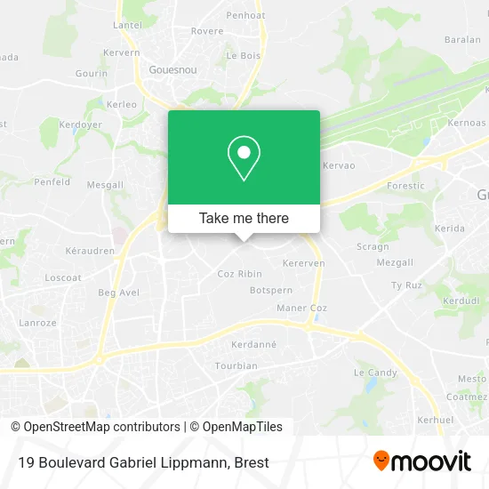 19 Boulevard Gabriel Lippmann map