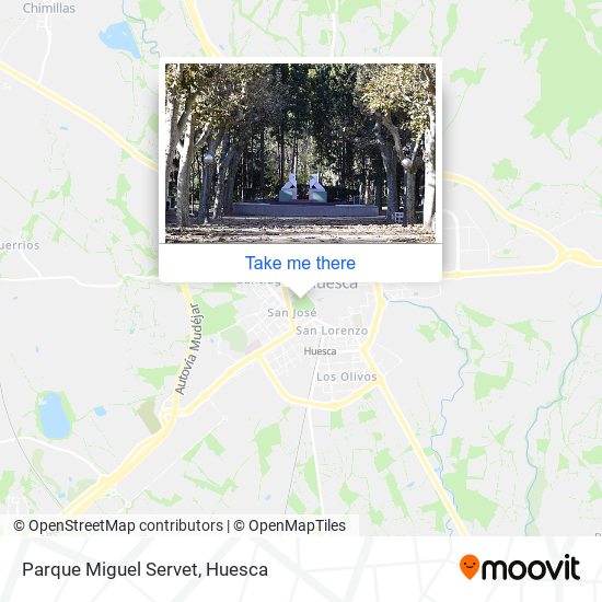 mapa Parque Miguel Servet