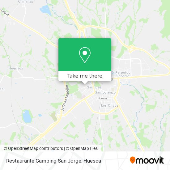 Restaurante Camping San Jorge map