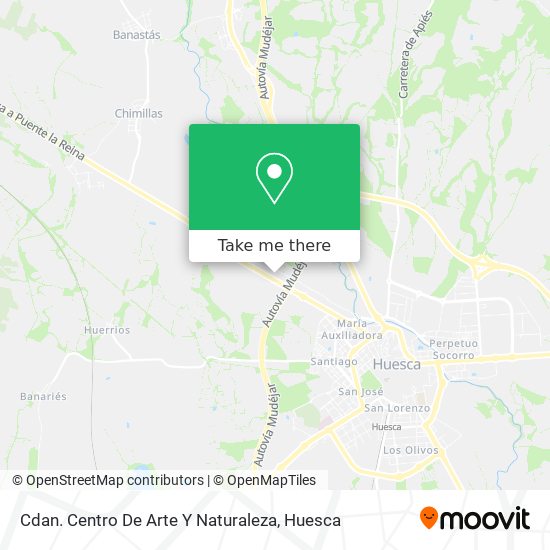 Cdan. Centro De Arte Y Naturaleza map