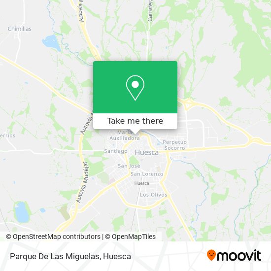 Parque De Las Miguelas map