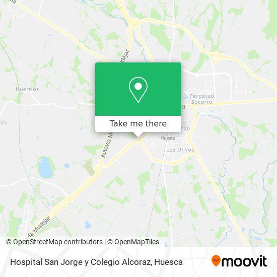 Hospital San Jorge y Colegio Alcoraz map