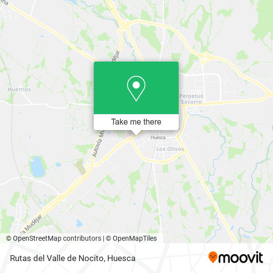 Rutas del Valle de Nocito map