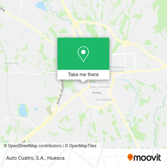 Auto Cuatro, S.A. map