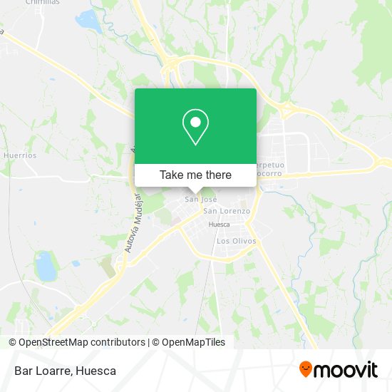 Bar Loarre map