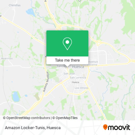 Amazon Locker-Tunis map