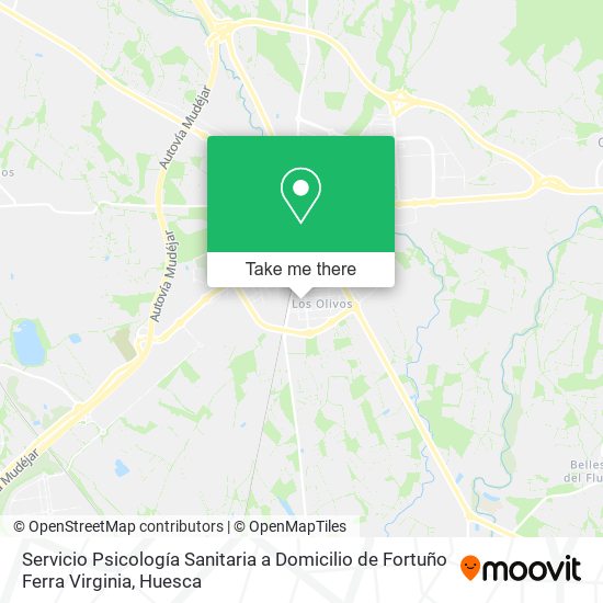 Servicio Psicología Sanitaria a Domicilio de Fortuño Ferra Virginia map