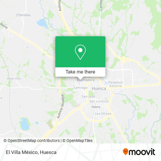 El Villa México map