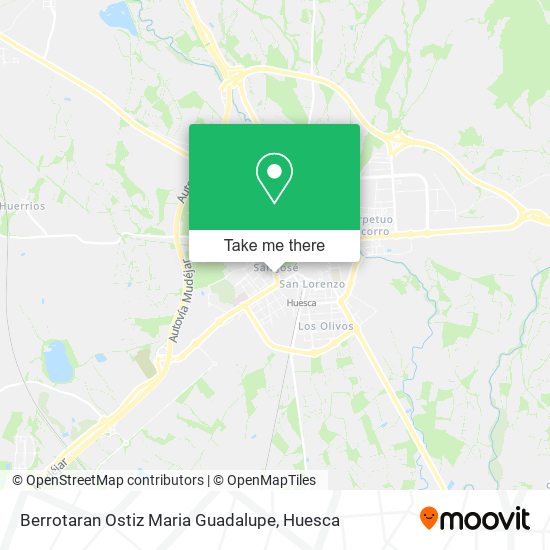 Berrotaran Ostiz Maria Guadalupe map