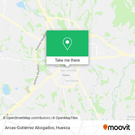 Arcas-Gutiérrez Abogados map