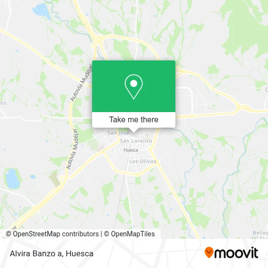Alvira Banzo a map