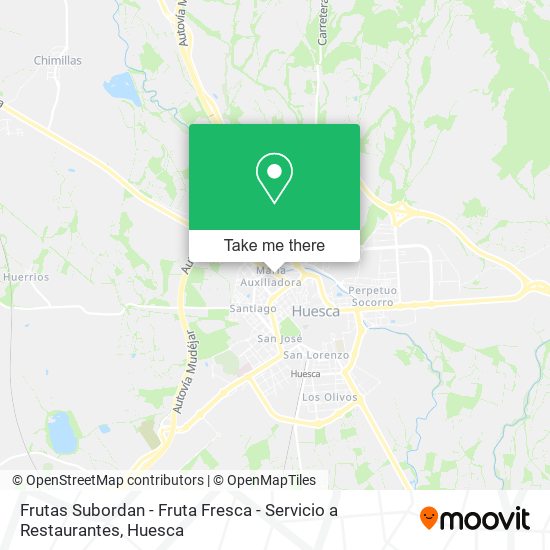 Frutas Subordan - Fruta Fresca - Servicio a Restaurantes map