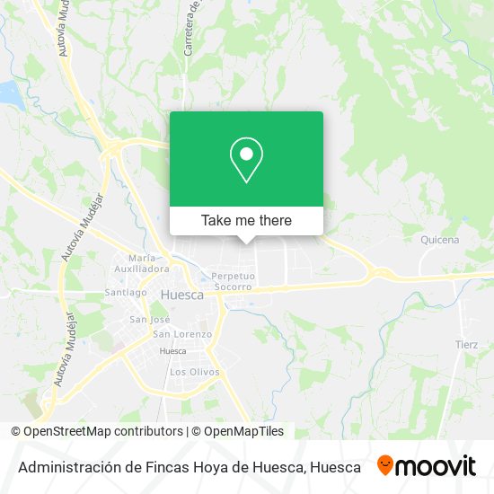 Administración de Fincas Hoya de Huesca map