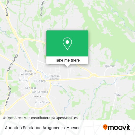 Apositos Sanitarios Aragoneses map