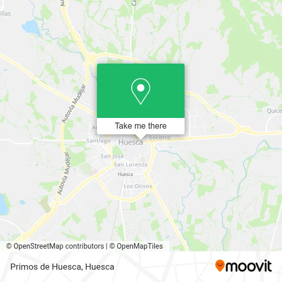 Primos de Huesca map