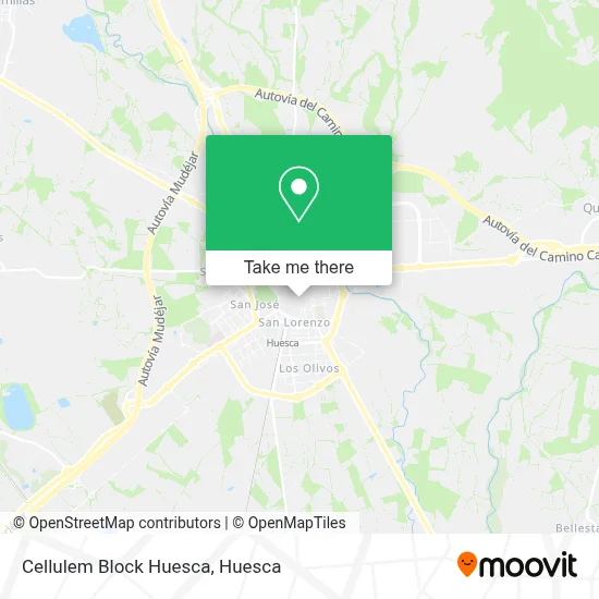 Cellulem Block Huesca map