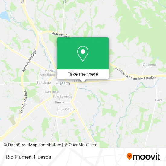 Río Flumen map