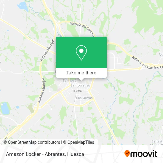 Amazon Locker - Abrantes map