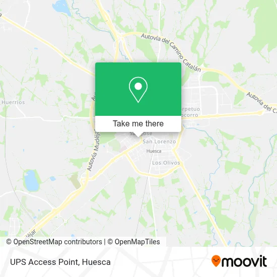 Ups Access Point map