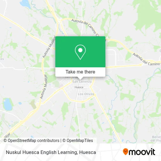 Nuskul Huesca English Learning map