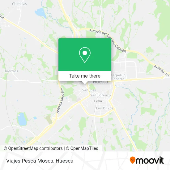 Viajes Pesca Mosca map