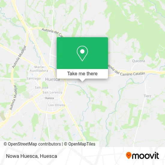 Nowa Huesca map