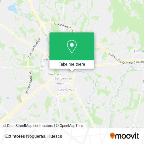Extintores Nogueras map