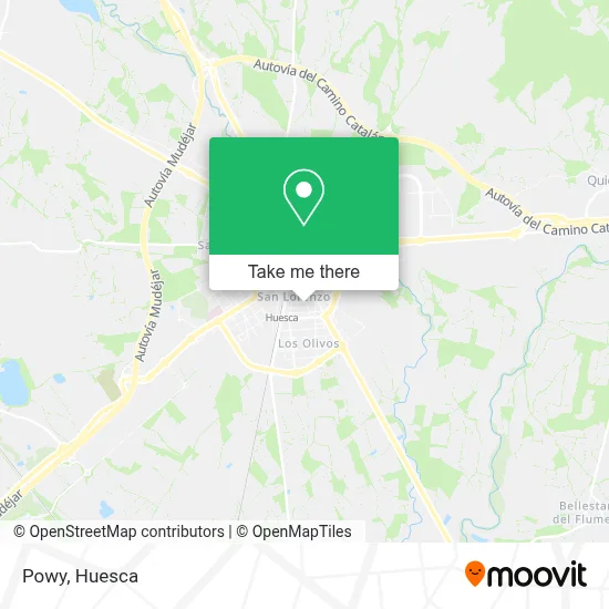 Powy map