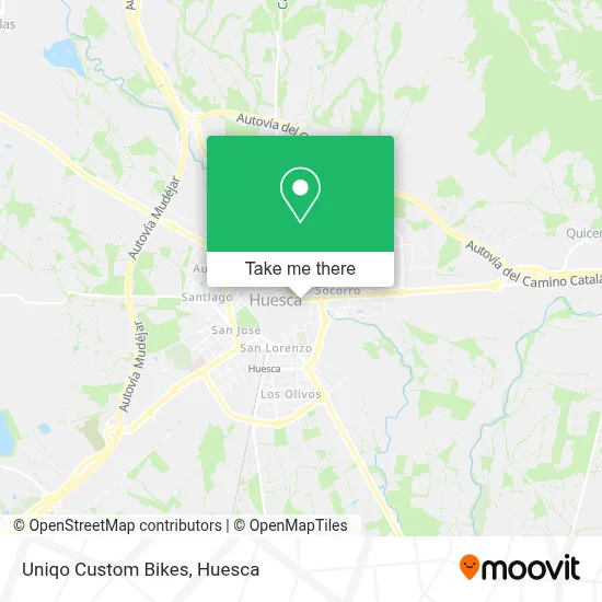 Uniqo Custom Bikes map