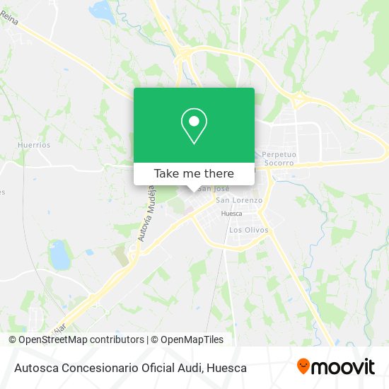 Autosca Concesionario Oficial Audi map