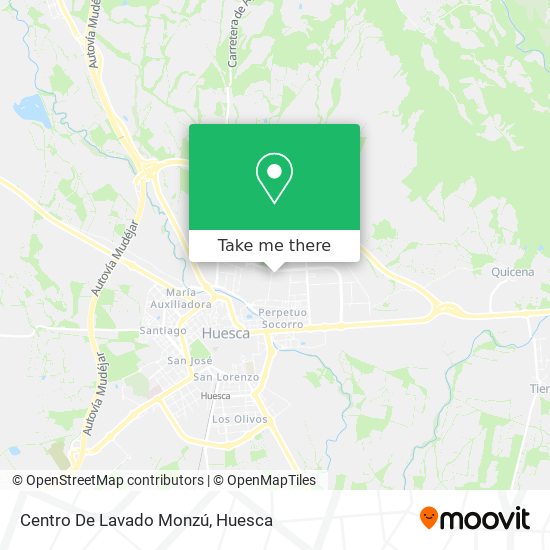 mapa Centro De Lavado Monzú