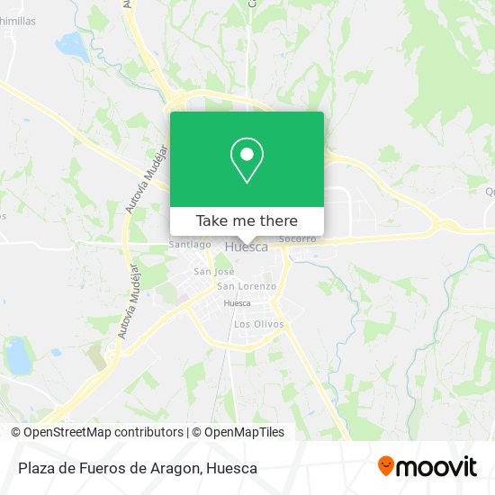 Plaza de Fueros de Aragon map