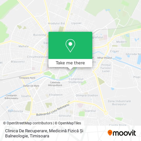 Clinica De Recuperare, Medicină Fizică Și Balneologie map