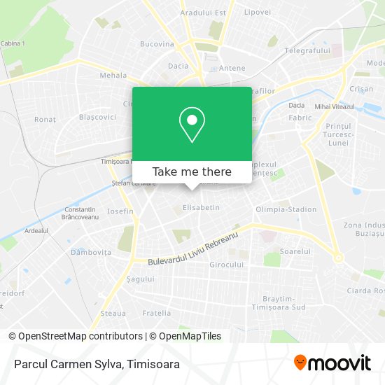 Parcul Carmen Sylva map