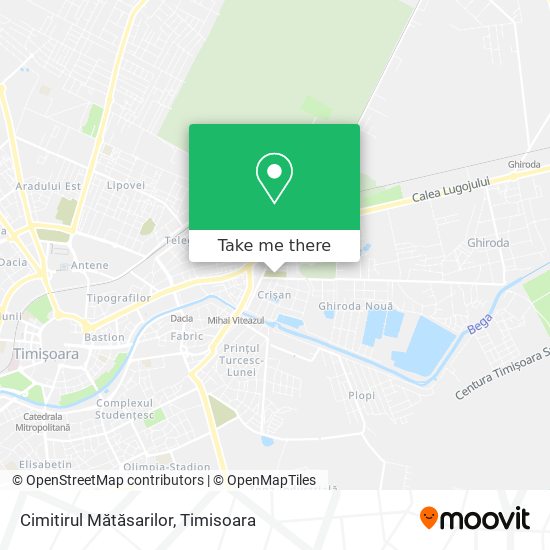 Cimitirul Mătăsarilor map