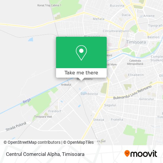 Centrul Comercial Alpha map