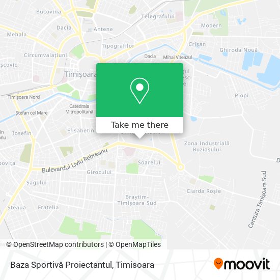 Baza Sportivă Proiectantul map