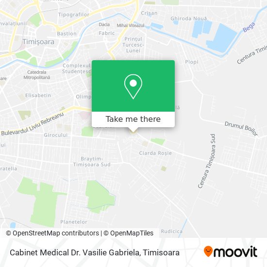 Cabinet Medical Dr. Vasilie Gabriela map