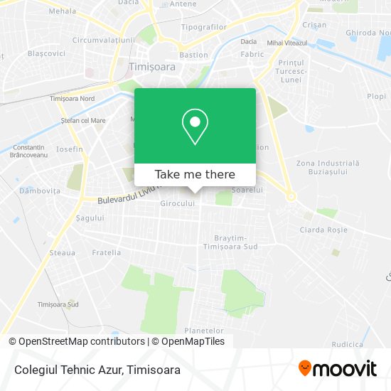 Colegiul Tehnic Azur map