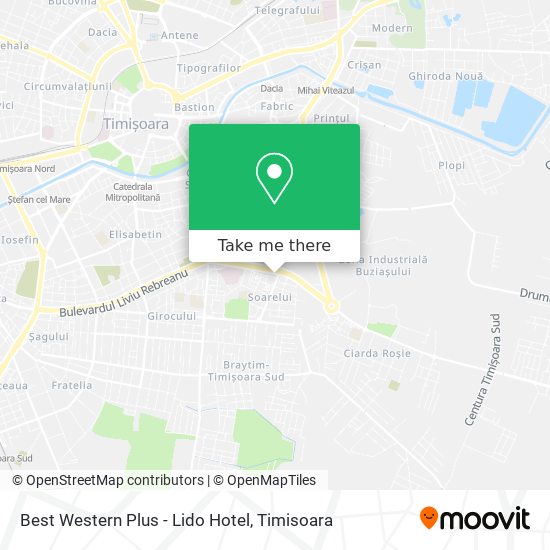 Best Western Plus - Lido Hotel map