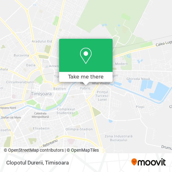 Clopotul Durerii map