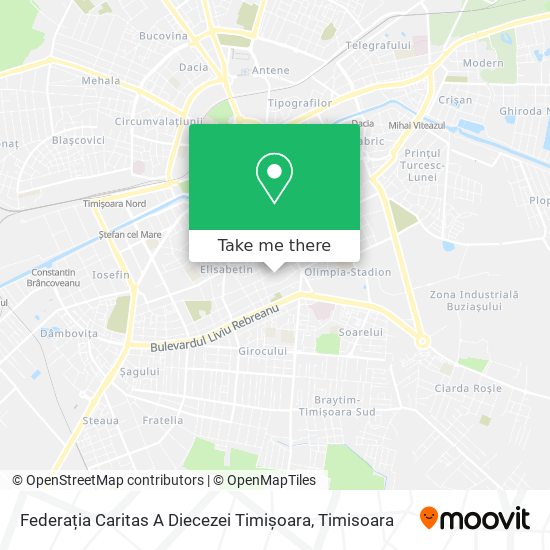 Federația Caritas A Diecezei Timișoara map