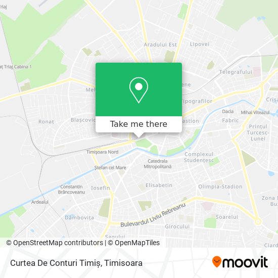 Curtea De Conturi Timiș map