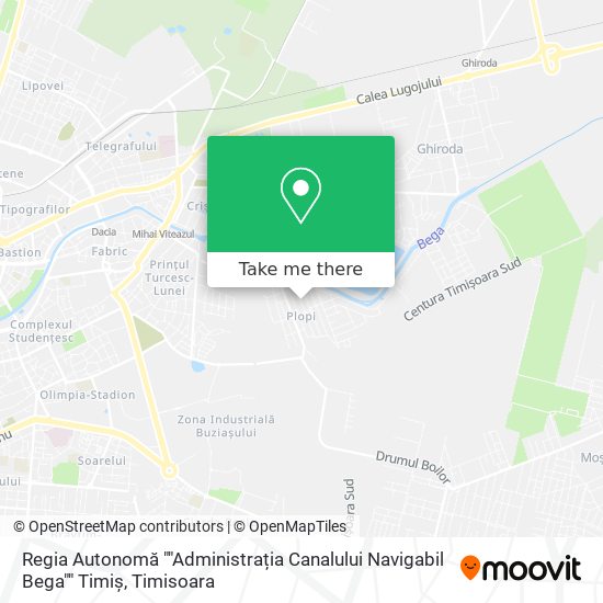Regia Autonomă ""Administrația Canalului Navigabil Bega"" Timiș map