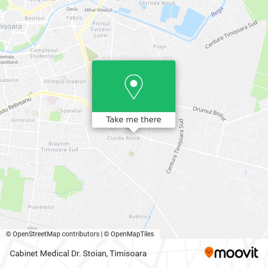 Cabinet Medical Dr. Stoian map
